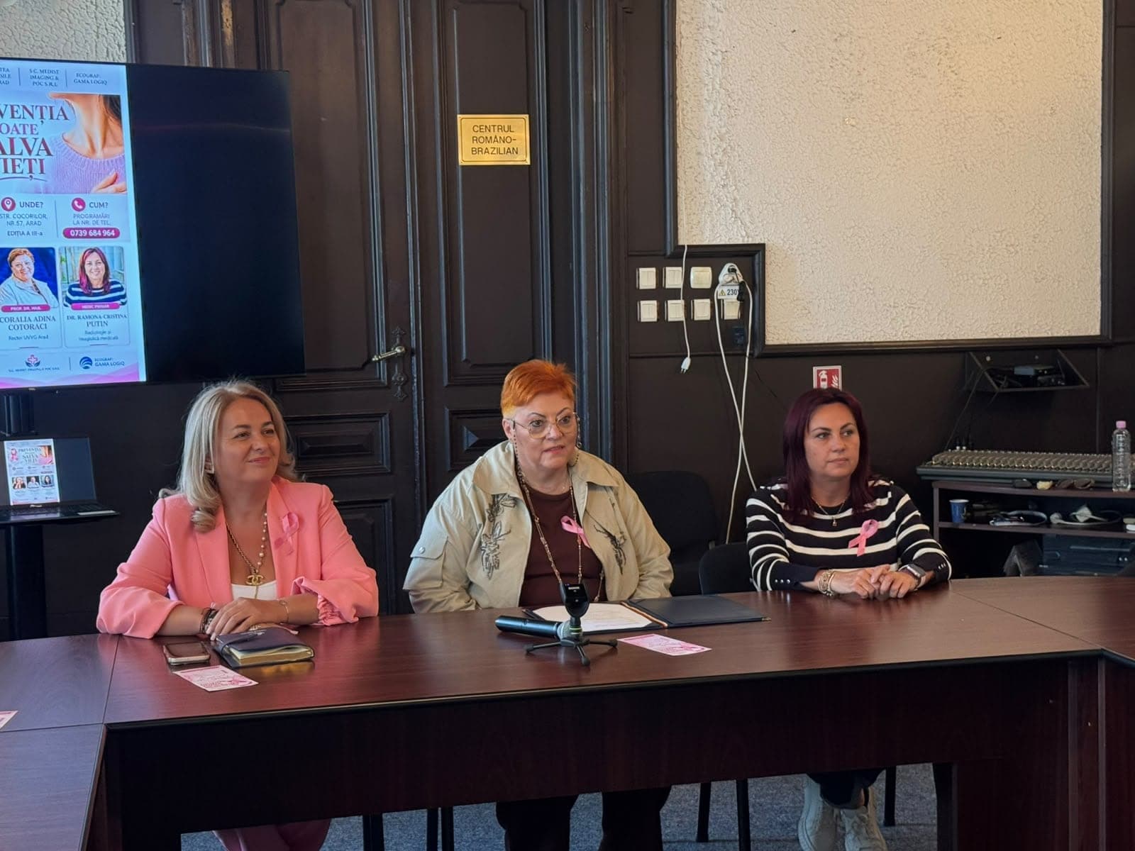 Campania „Cancerul nu doare”: A treia ediție a sesiunilor gratuite de screening mamar începe la Arad