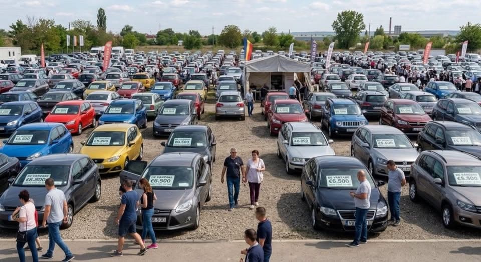 Tun de peste 7 milioane de lei pe piața auto second-hand: Bărbat prins de ANAF după ce a vândut 75 de mașini fără să plătească taxe