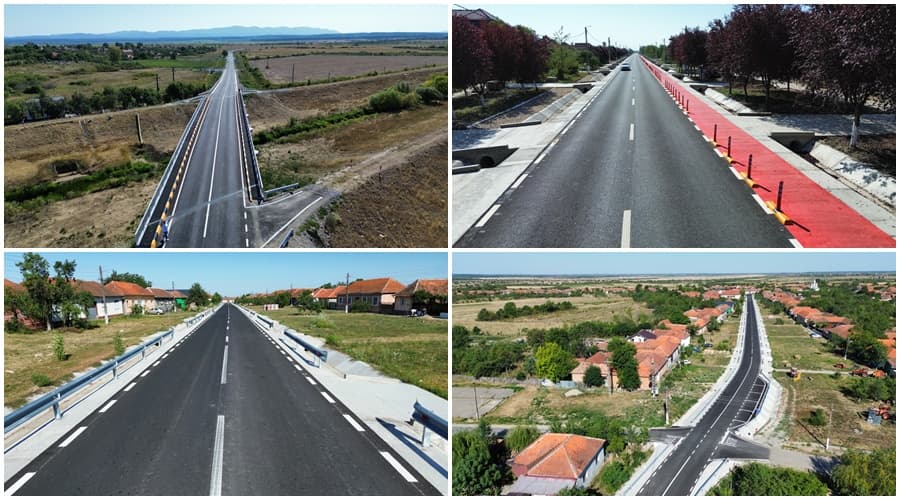 Drumul județean Cermei – Beliu este modernizat
