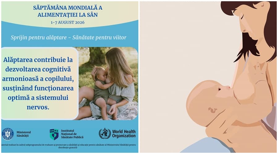 Săptămâna Mondială a Alăptării 2026: „Alăptarea pentru un început de viață sustenabil”