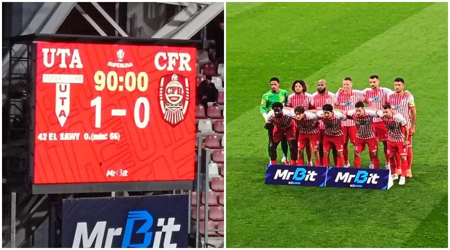Noa, că i-am dovedit! UTA bate CFR Cluj, iar la Arad se scoate pălinca de sărbătoare