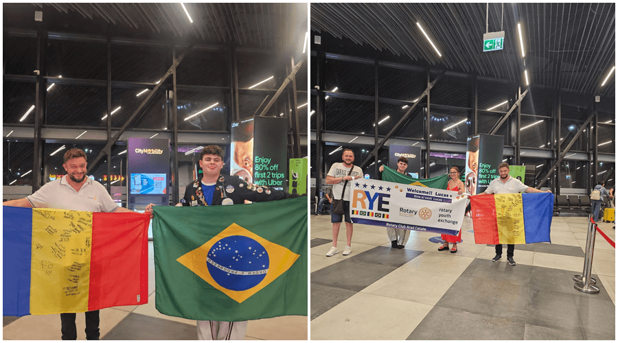 Rotary Youth Exchange: Lucas Ceccon Rambo începe un an școlar de neuitat la Arad