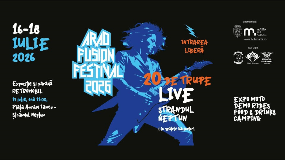ROCK ȘI MOTOARE: Începe Fusion Festival Arad 2026!