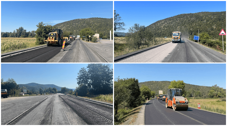 Trafic restricționat pe DN 7: Lucrări în desfășurare la limita dintre județele Arad și Hunedoara
