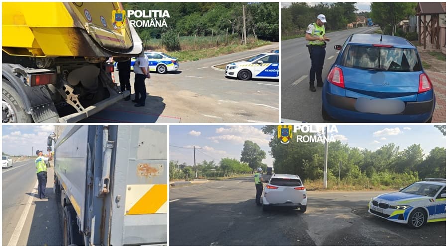 Refuzi cântarul, rămâi pe loc! Vânătoare de camioane supraîncărcate pe drumurile din Arad: Amenzi de 30.000 de lei în doar două zile