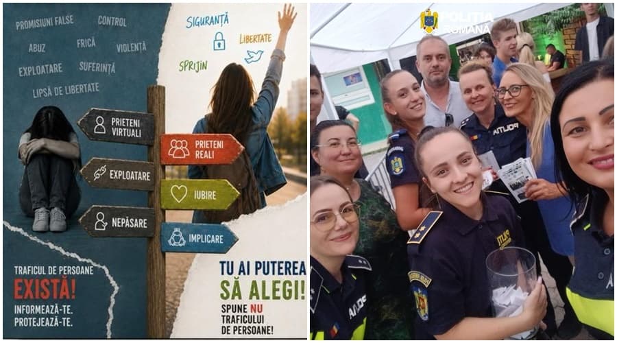Mesaje puternice pentru prevenirea traficului de persoane, transmise de Ziua Mondială Împotriva Traficului de Persoane