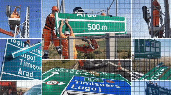 Siguranță sporită pe autostrada A1: Înlocuirea panourilor de orientare continuă în ritm susținut
