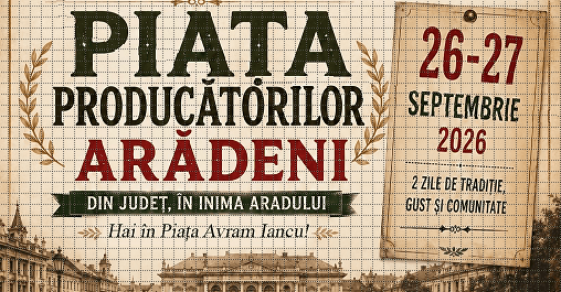 Piața Producătorilor Arădeni – Întâlnire cu roadele județului nostru, dar cu o mică rezervă la buzunare!