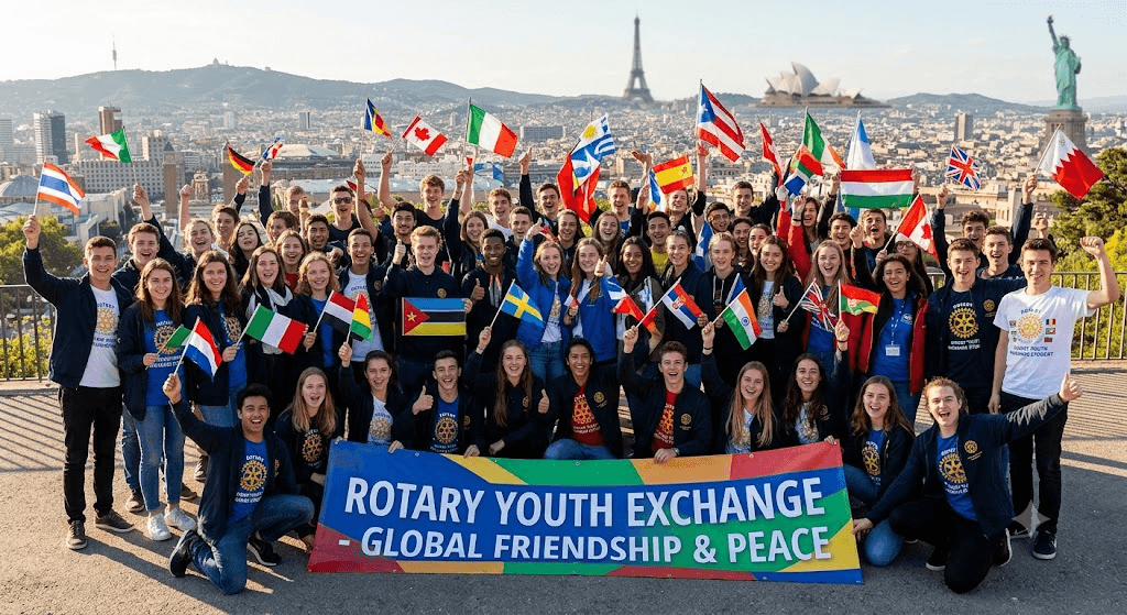 Devino ambasador al României! S-au deschis înscrierile preliminarie pentru Rotary Youth Exchange
