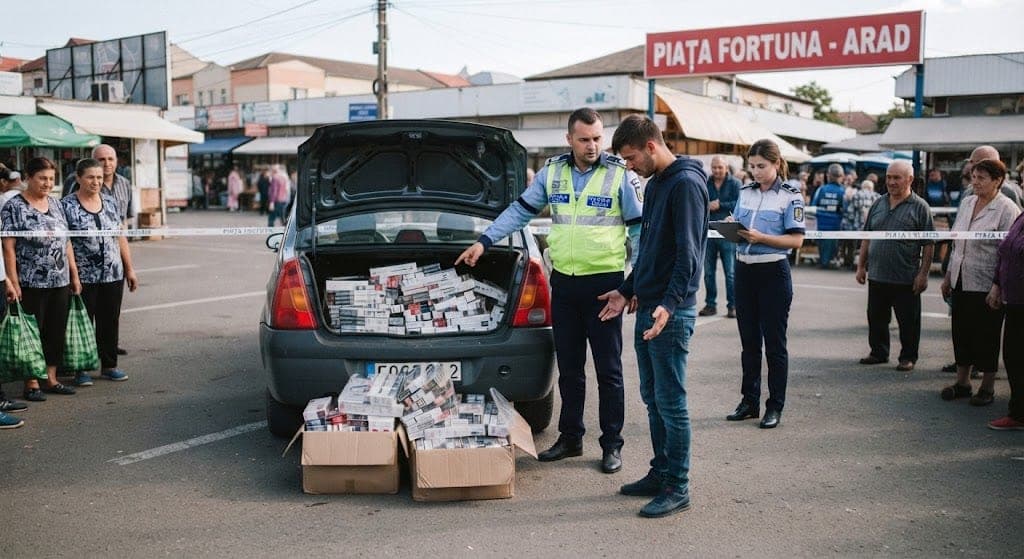 Business de portbagaj tras pe dreaptă: Amendă de 100.000 de lei pentru un „antreprenor” din Arad