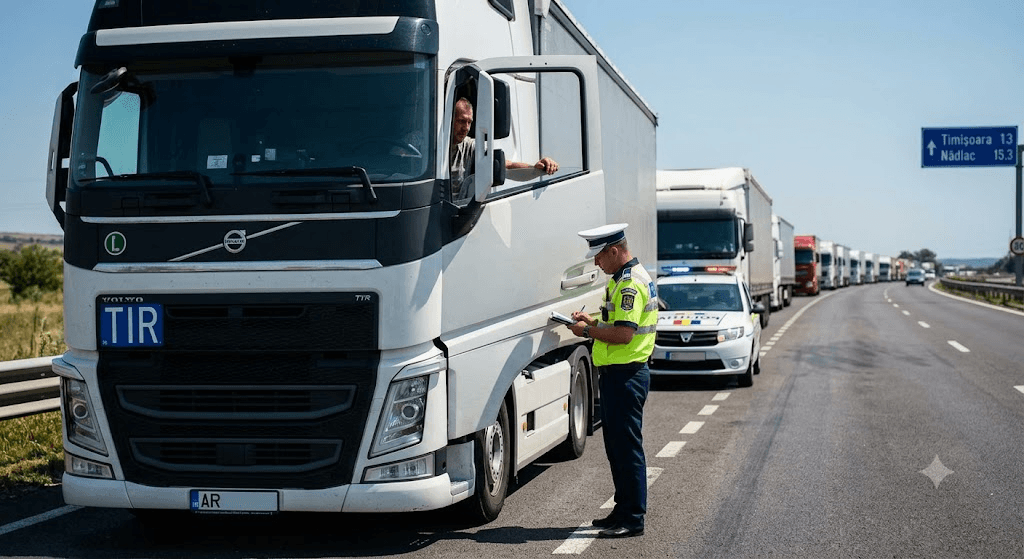 Asfaltul Fiert și "Băieții Deștepți" cu TIR--urile: 70.000 de lei dați în vânt pe caniculă la Arad