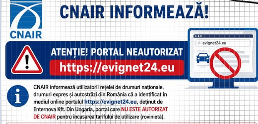 Țeapă online cu rovinieta! CNAIR avertizează șoferii: Portalul neautorizat evignet24.eu umflă prețurile și percepe taxe ilegale